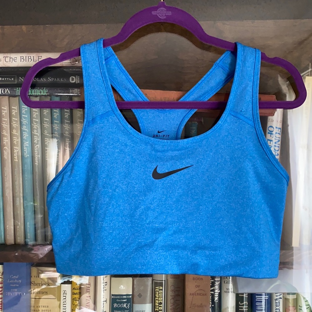 Blue Nike Sports Bra